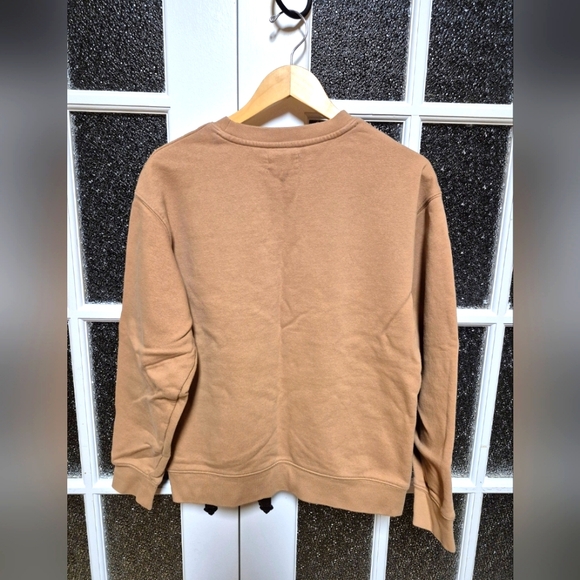 Brunette cozy pullover sweatshirt oversized Small Medium - Picture 2 of 10